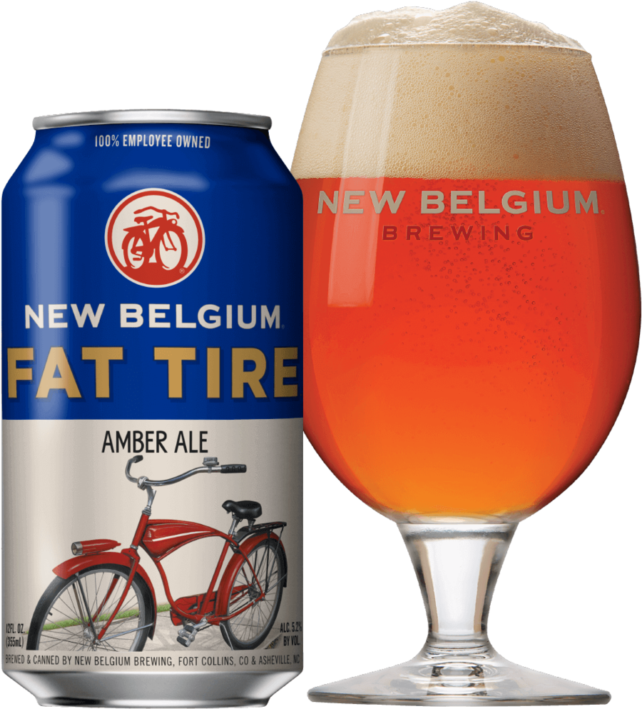 22 - New Belgium Fat Tire Can (1000x1000), Png Download