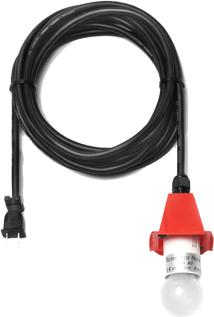 E26 Outdoor Cable With Plug In, 5m , Red - Moravian Star (1000x940), Png Download