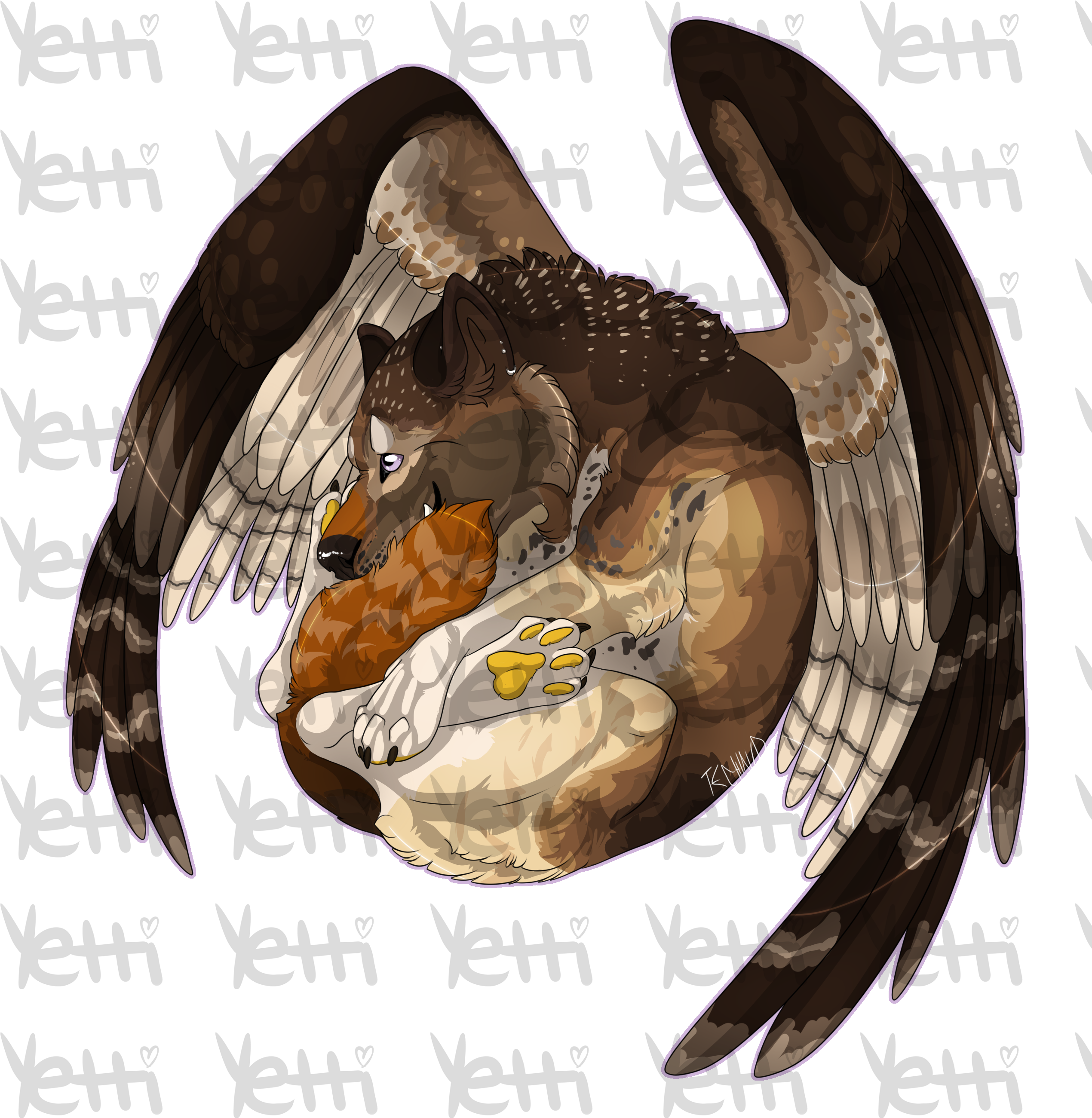 Yetti's Art - « - Illustration (2550x2659), Png Download