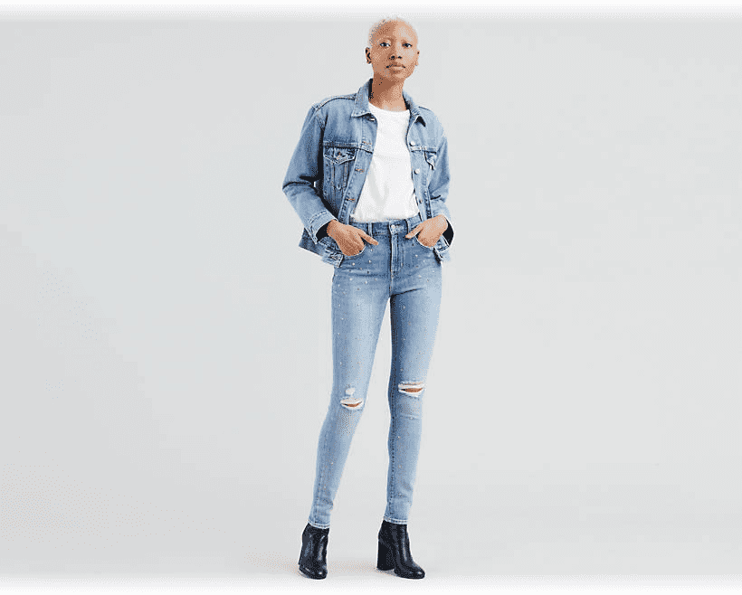 Levi's, Levis, Levis Denim, Denim, Womens Denim, Light - Leather Jacket (820x658), Png Download