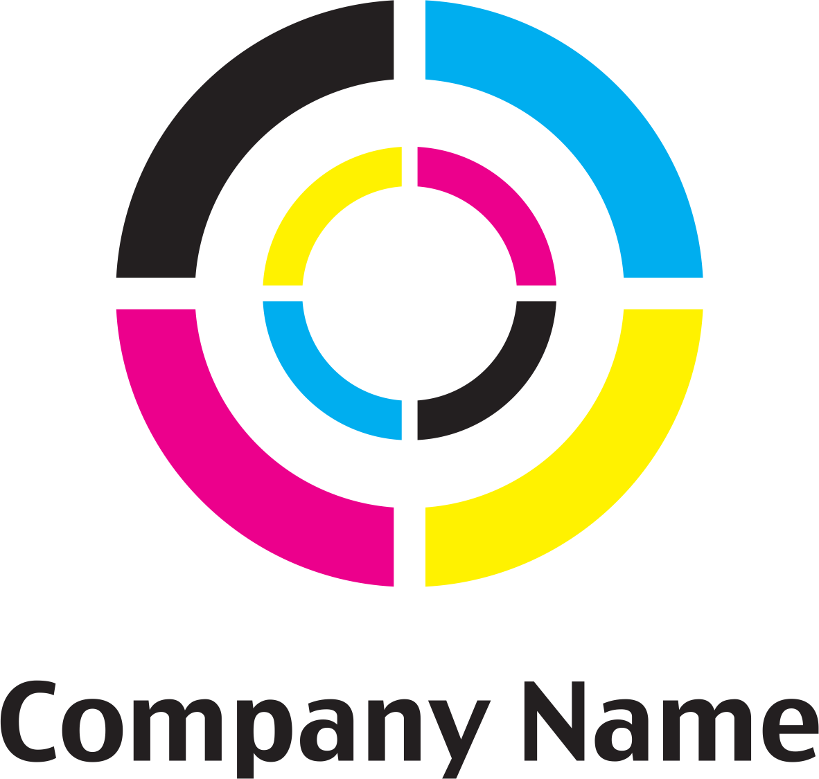 Logo Vector Png - Circle (1182x1125), Png Download