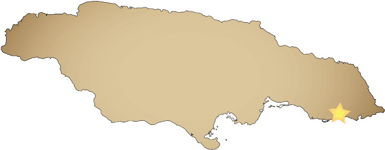 Papua New Guinea - Map Jamaica (800x507), Png Download
