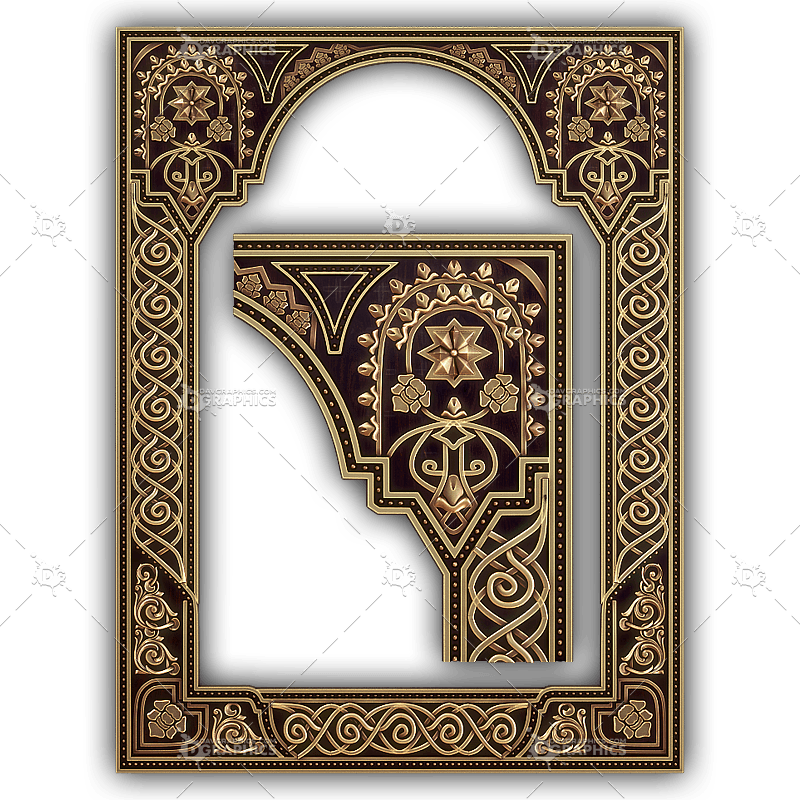 Cnc/mirrors And Frames/cnc Maf - Motif (800x800), Png Download