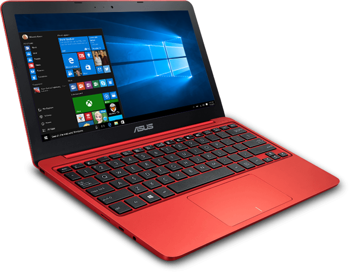 Asus Eeebook X205ta - Hp Stream Laptop Red (700x547), Png Download