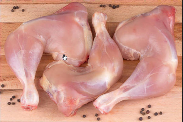 Chicken Full Leg - Turkey Meat (600x533), Png Download