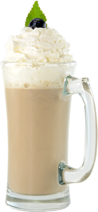 Create This Delicious Viennese Blueberry Mocha In Minutes - Ice Cream Sodas (640x949), Png Download