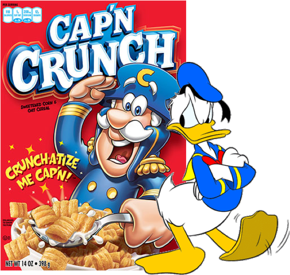 Cap'n Crunch Is A Classic, Sure, And Its Sweet, Sure, - Mandela Effect Captain Crunch (589x554), Png Download