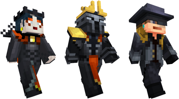 Minecraft Villains Skin Pack (768x432), Png Download