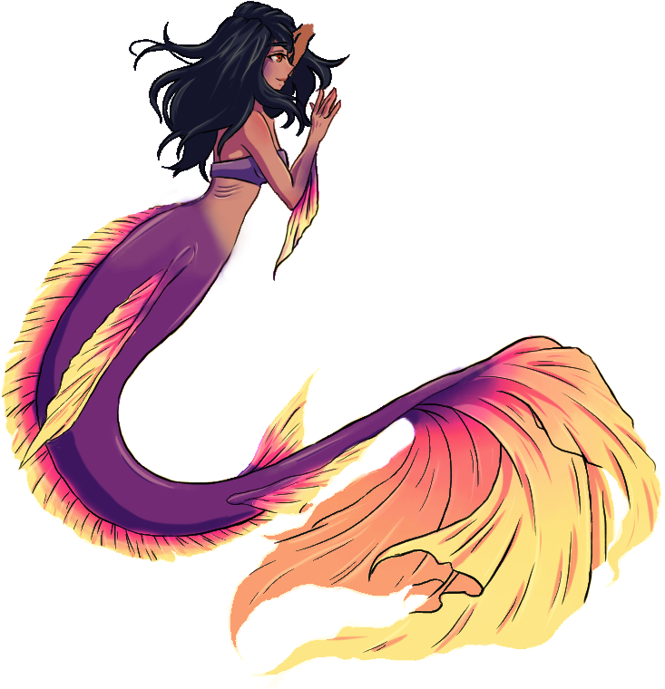 Aphmaumt Digital By - Aphmau Fan Art Mermaid Tails (777x780), Png Download