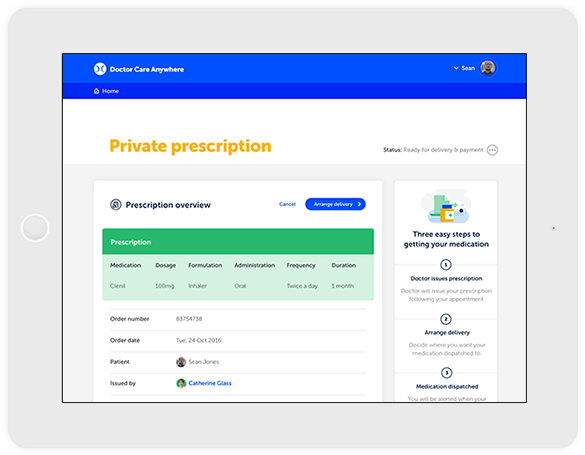 Speedy Prescription Service - Doctors Prescription For Travelling (628x494), Png Download