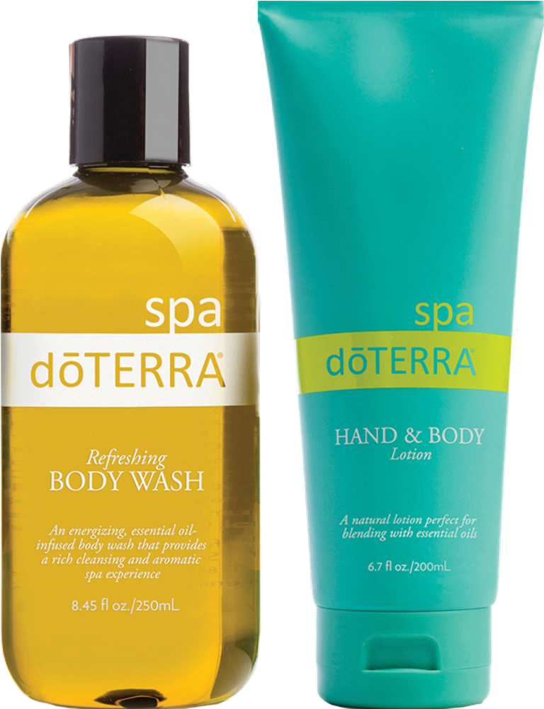 Doterra Spa Basics Kit - Doterra Spa Refreshing Body Wash (1000x1000), Png Download