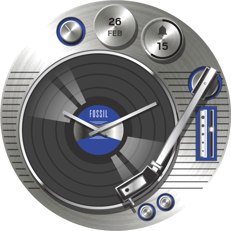 Fossil Turntable Full Concept - Circle (750x750), Png Download