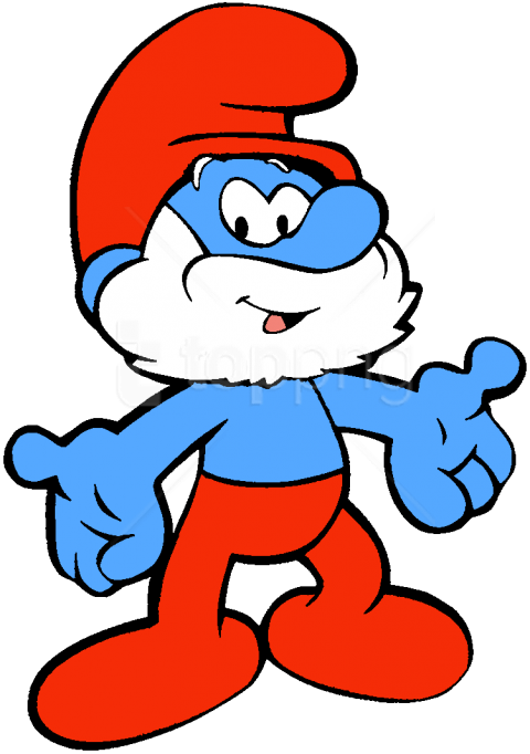 Free Png Download Papa Smurf Clipart Png Photo Png - Papa Smurf (480x682), Png Download