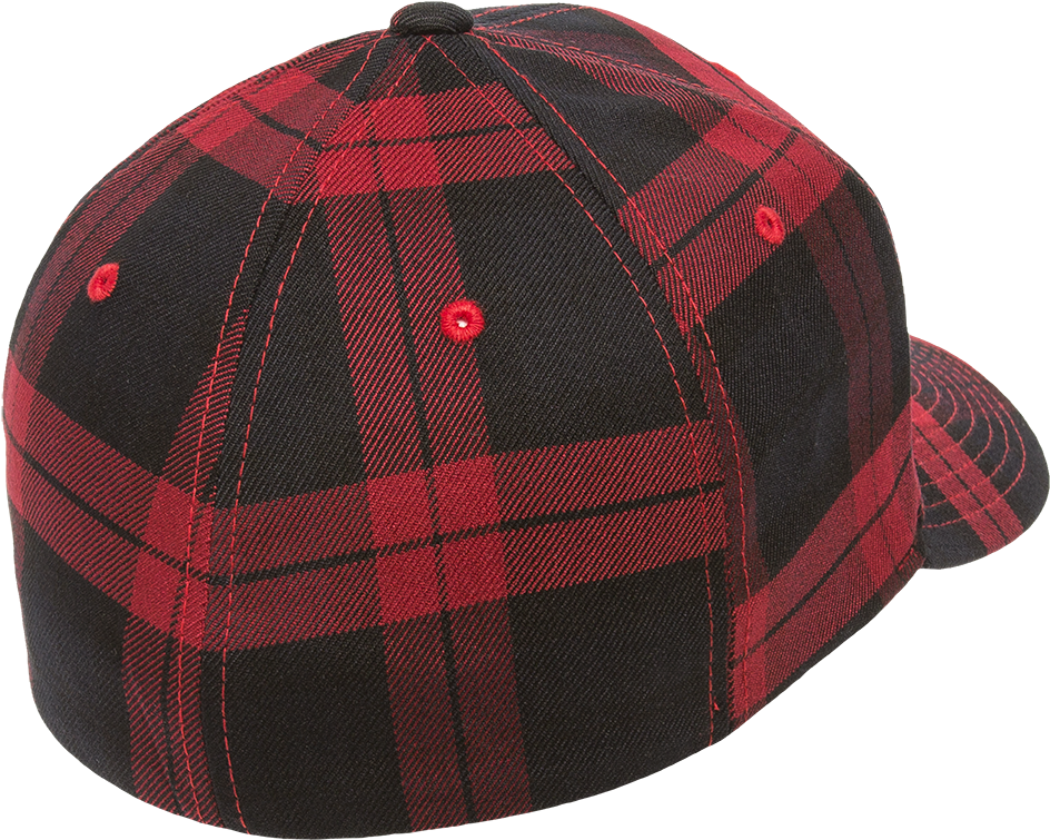 6197 Flexfit Tartan Plaid Cap - Baseball Cap (1100x770), Png Download