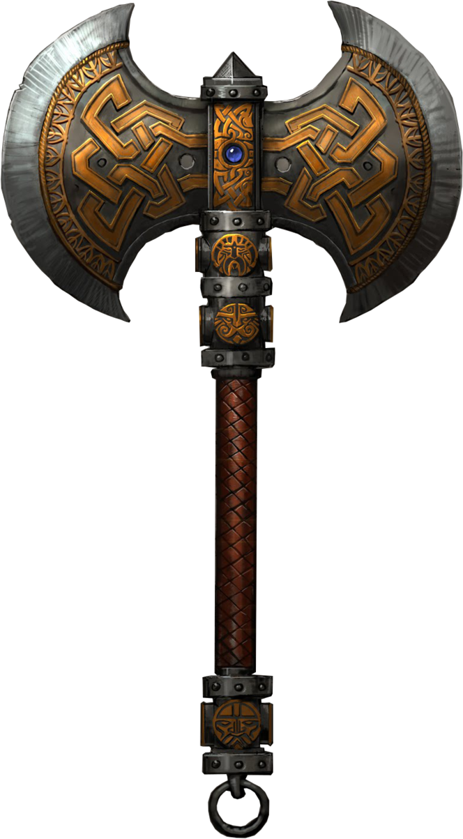 Warhammer Png - Warhammer Weapon (664x1203), Png Download