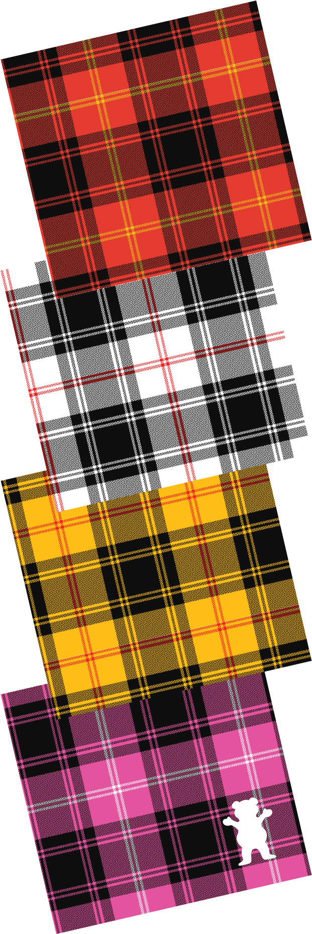Plaid Mini Grip Sheets - Tartan (2000x2000), Png Download