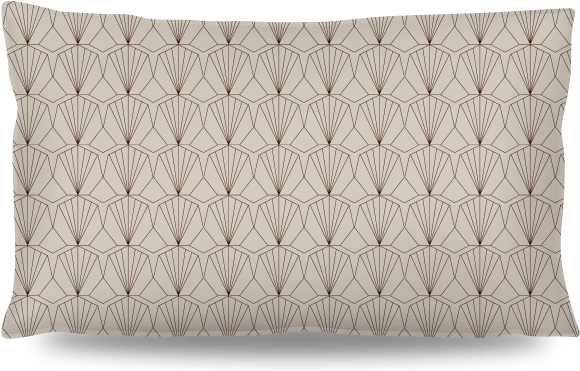 Down Pillow Milan Purple/off White (800x500), Png Download