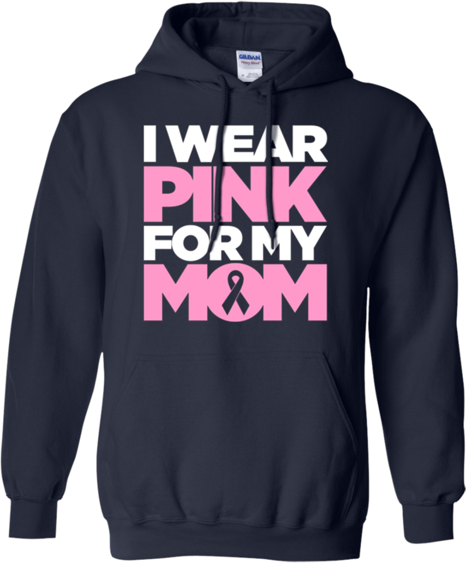 Breast Cancer T-shirt For Kids I Wear Pink For My Mom - Girl Loves Her Cowboys (1155x1155), Png Download