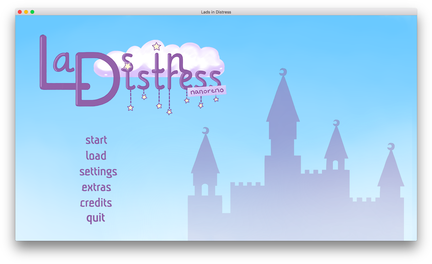 Visual Novel Review Lads In Distress - Poster (1392x854), Png Download