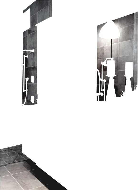 Tile Off White - Wall (602x800), Png Download