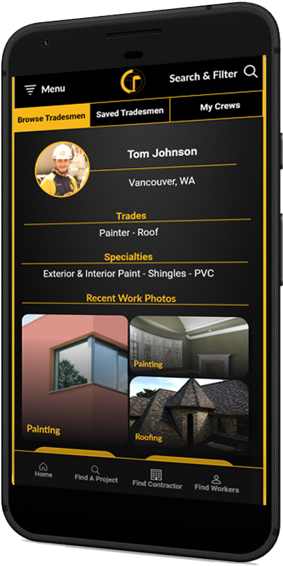 Tradesmen Phone Perspective - Smartphone (846x842), Png Download