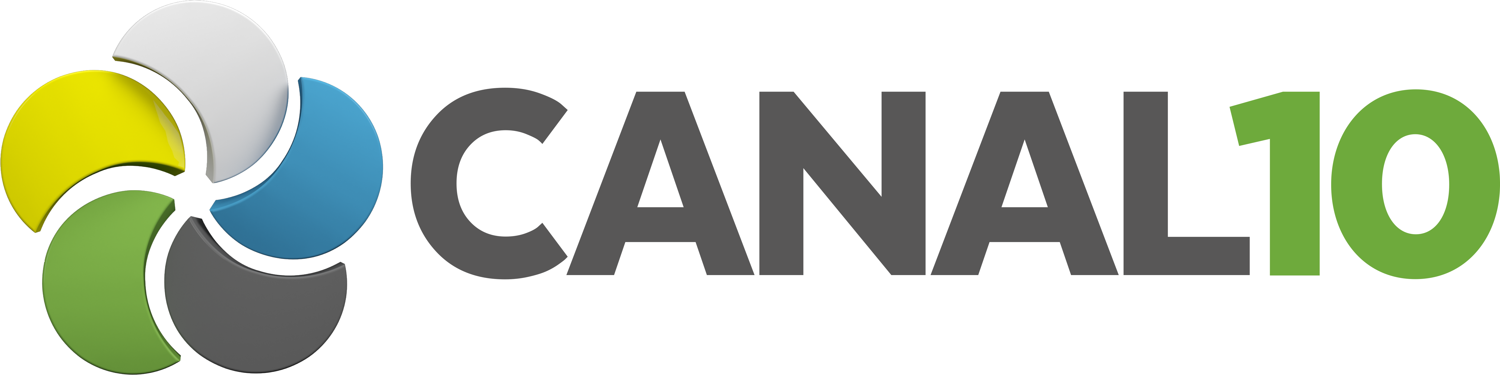 Canal 10 Canal - High Five (5906x1825), Png Download