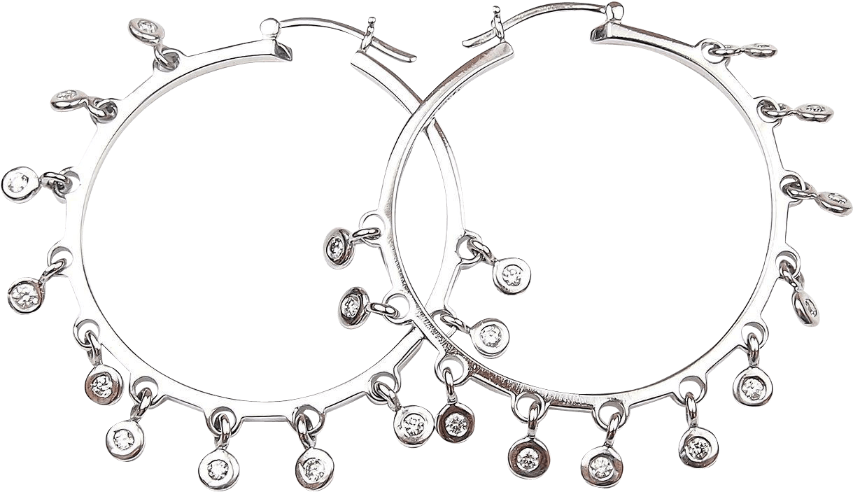 Download 88 Ctw Diamond Dangle Sonia B Body Jewelry Full Size PNG