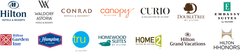 Hilton Hotels And Resorts (1188x324), Png Download