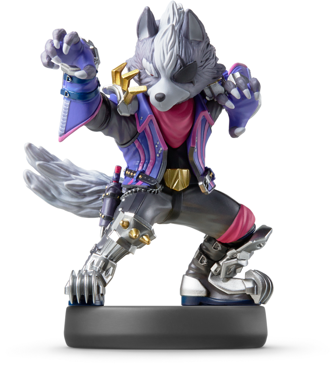 Wolf - Wolf Amiibo Smash Bros (1542x1557), Png Download