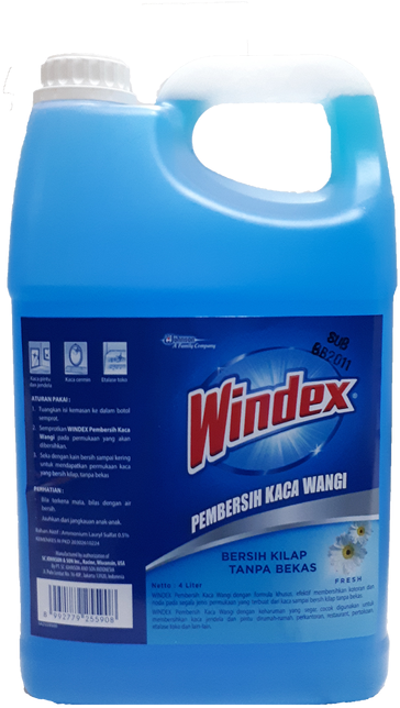 Windex Pembersih Kaca Fresh 4 Liter - Windex Glass Cleaner (700x700), Png Download