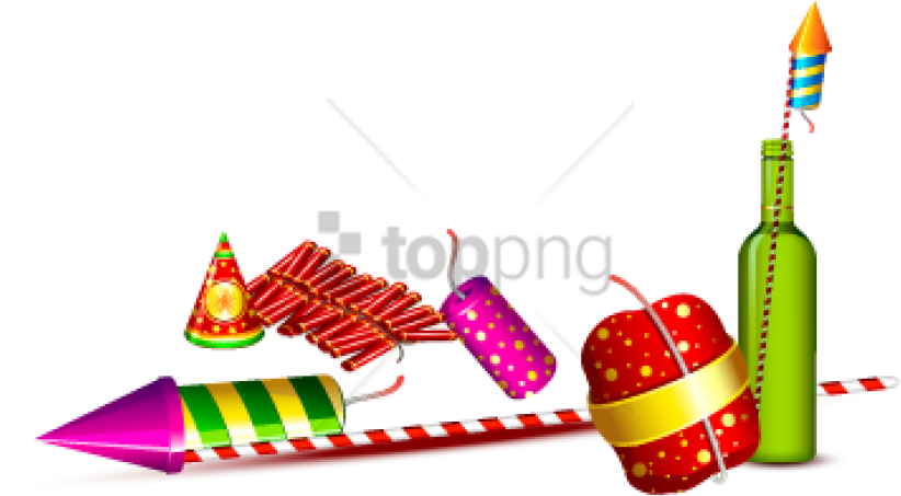 Free Png Diwali Sky Crackers Png Png Images Transparent - Diwali Pataka Images Png (850x504), Png Download