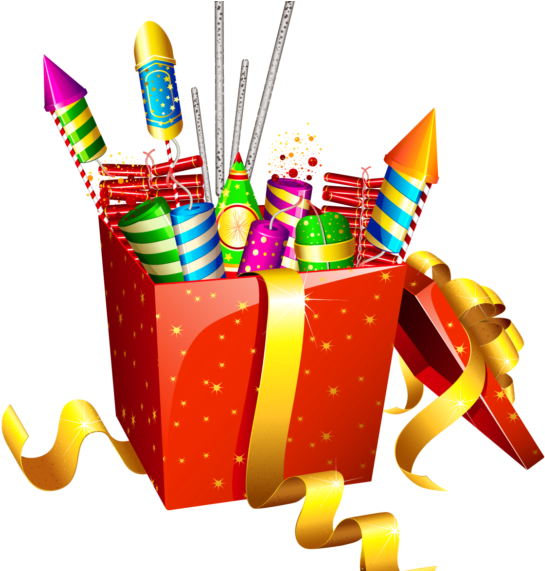 Gift Boxes - Diwali Crackers Images Png (570x570), Png Download