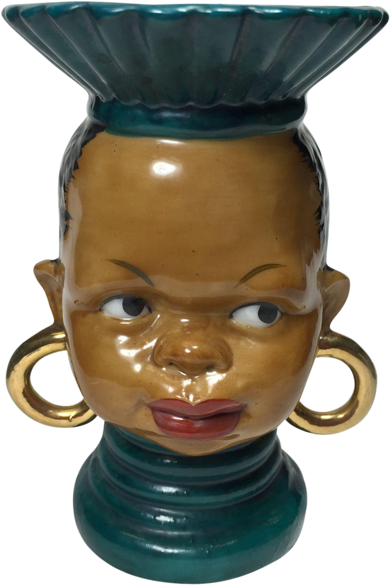 Ethnic Tribal Lady Head - African Vases (1900x1900), Png Download