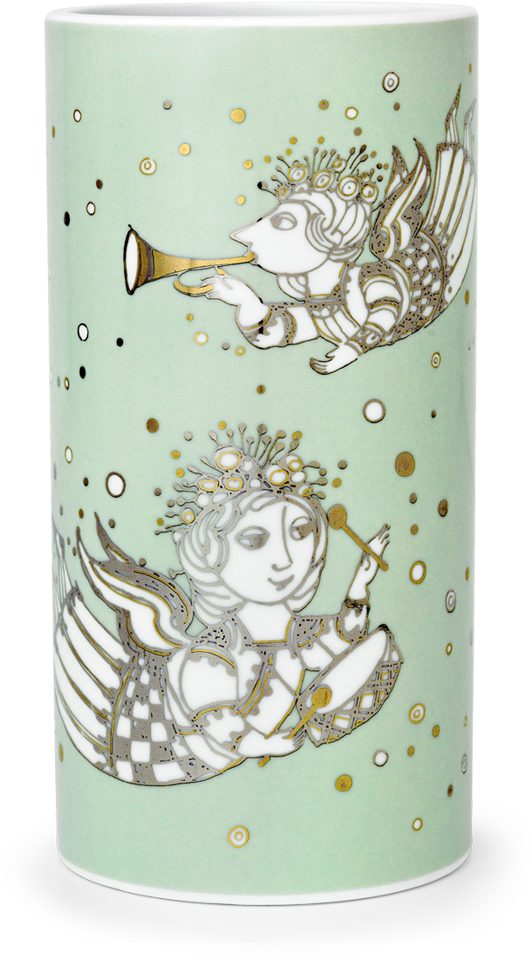 Bjorn Wiinblad Blomdtervase Flower Vase 18 Cm - Bjørn Wiinblad Jul Grøn (1200x1200), Png Download