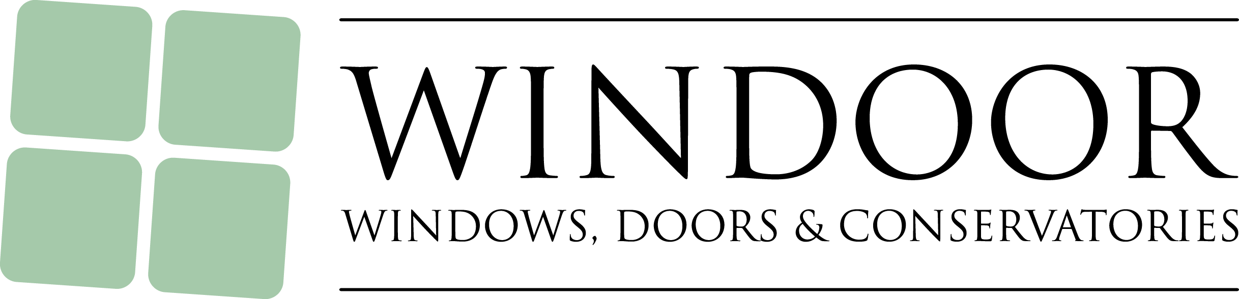 Windoor Services, Pvc Windows, Pvc Doors And Conservatories - Human Action (2435x589), Png Download