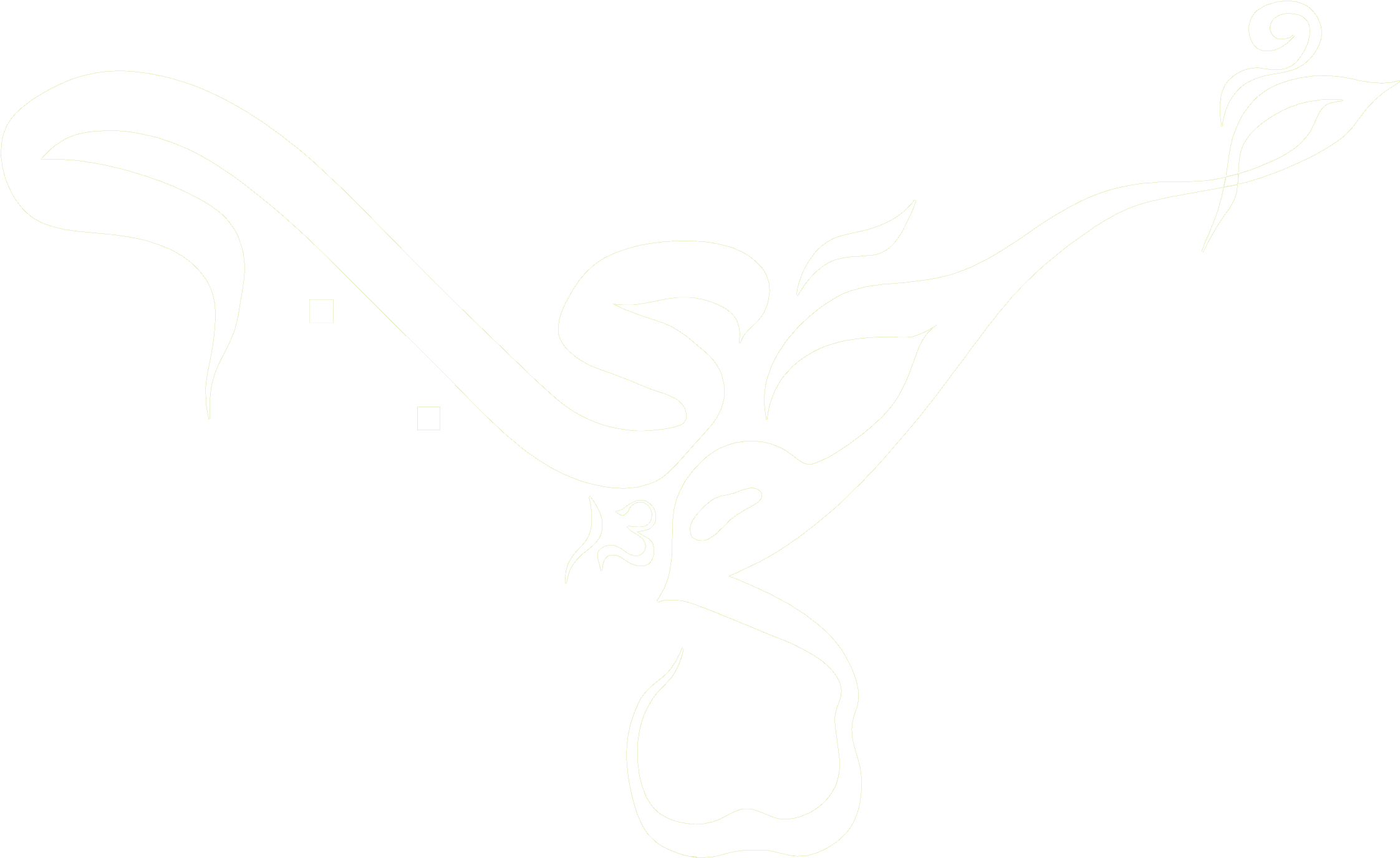 Longhorn Calligraphy Vector - Illustration (2263x1387), Png Download