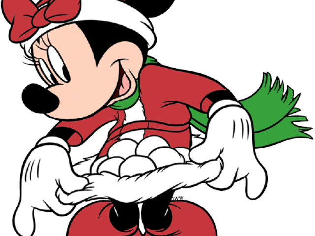Snow Clipart Minnie Mouse - Coloring Book Coloring Clips Mickey Mouse (640x480), Png Download