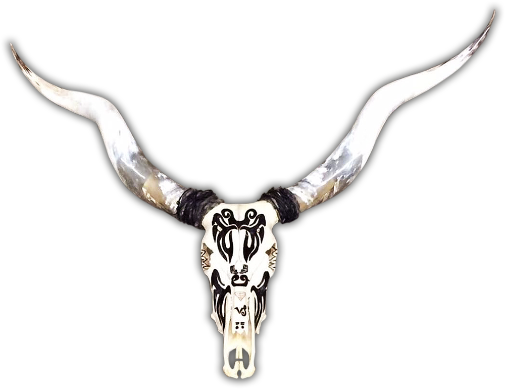 The Texas Longhorn Embodies The Myth Of The Wild West - Necklace (1000x770), Png Download