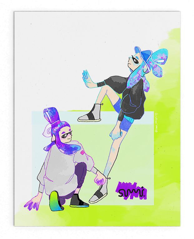 I Also Created Promotional Material To Be Shared On - Cartoon (621x765), Png Download