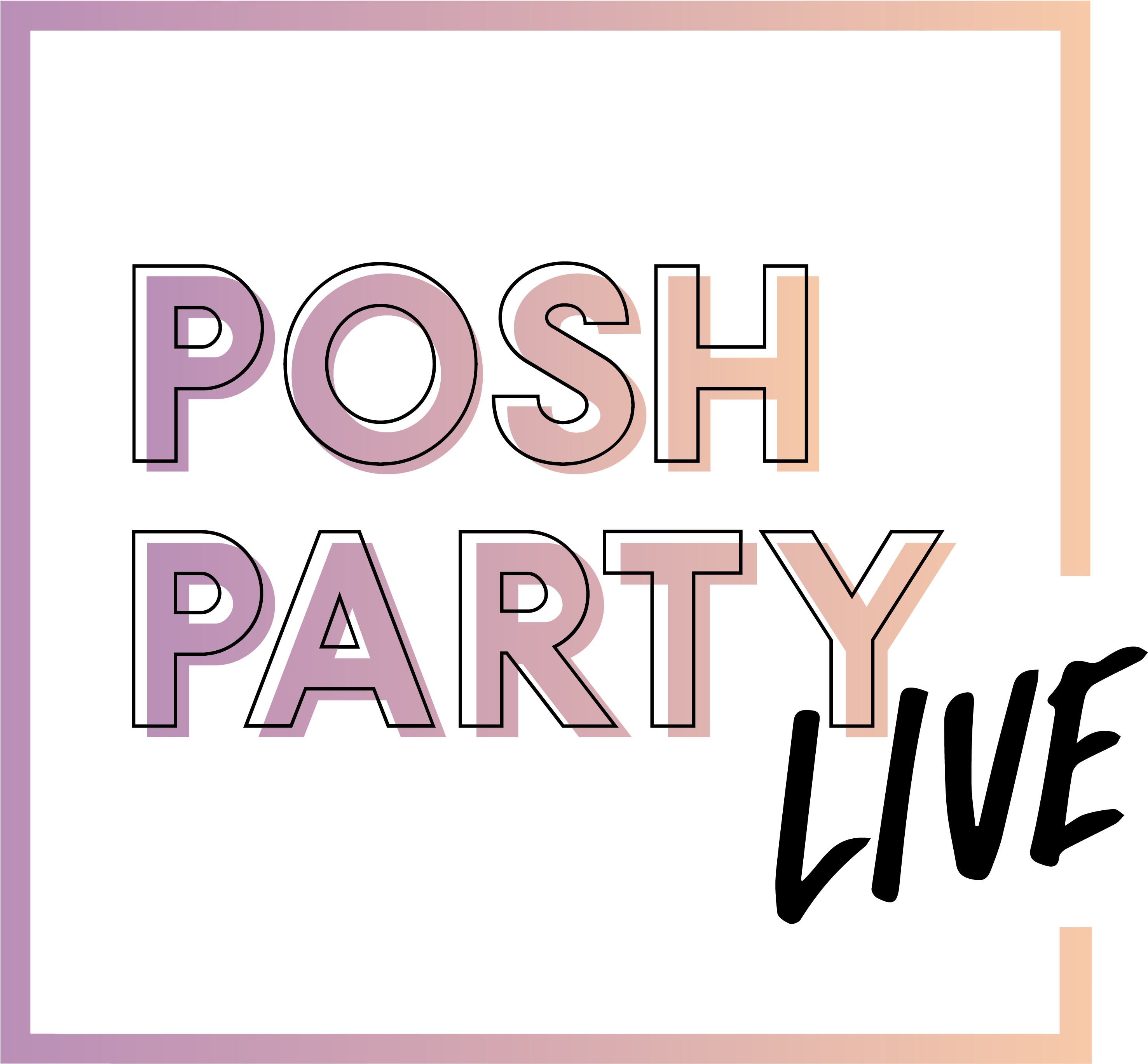 Posh Party Live Participant Application - Parallel (4167x4167), Png Download