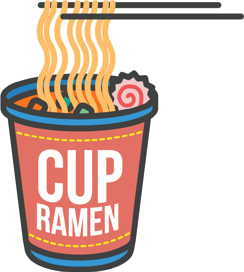Cup Ramen Noodle Shirt - Copic (900x900), Png Download