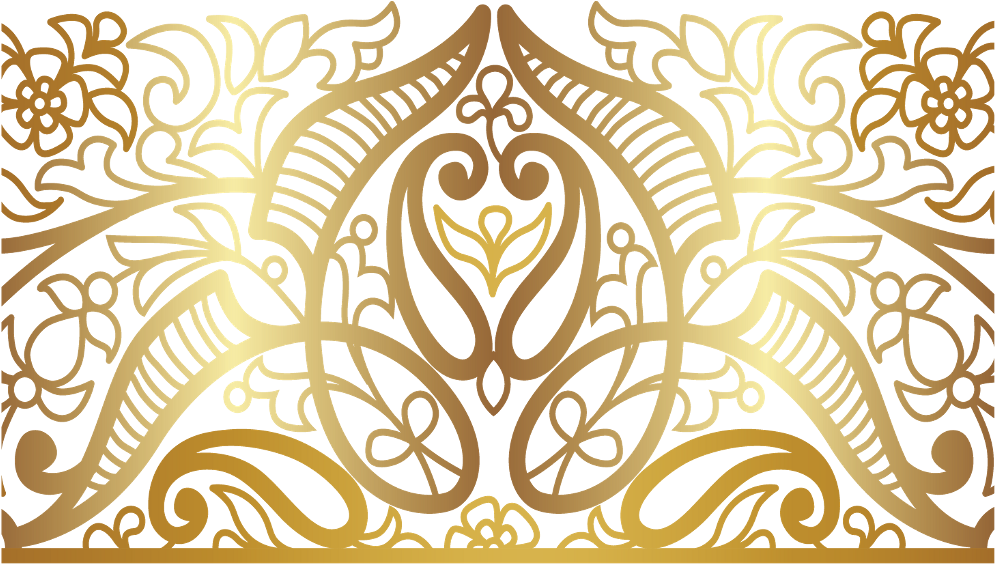 #mandala #swirls #design #pattern #paisley #gold #decor - Decoração De Fundo Dourado Png (1024x1024), Png Download