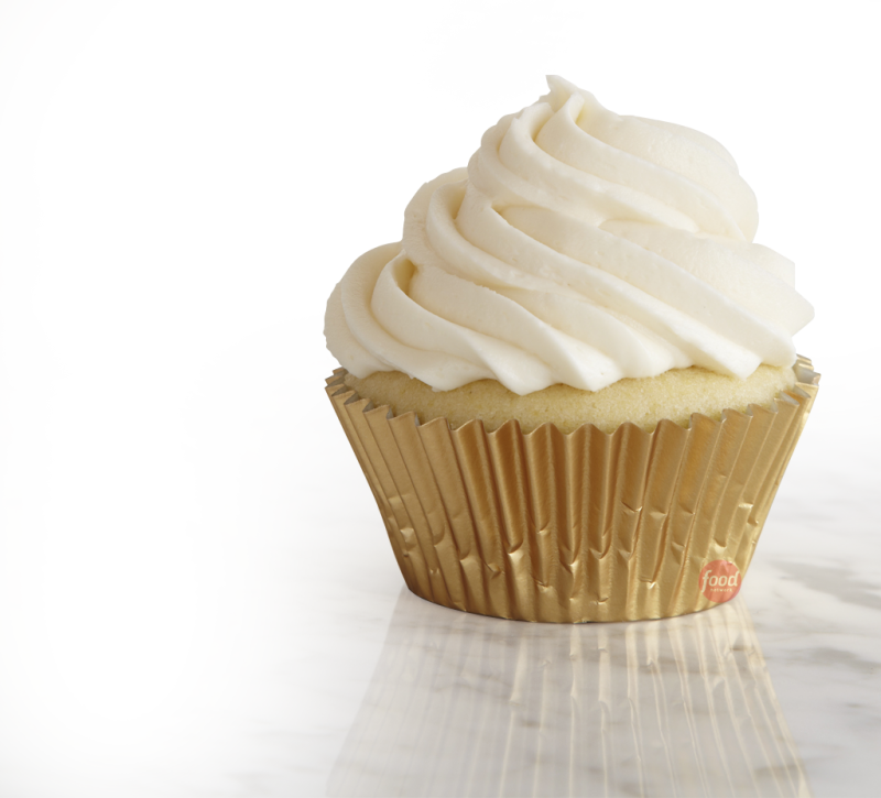 Food Network Cupcakes Food Network 2 Layer Cookie And - Cup Cake Vanilla (800x725), Png Download