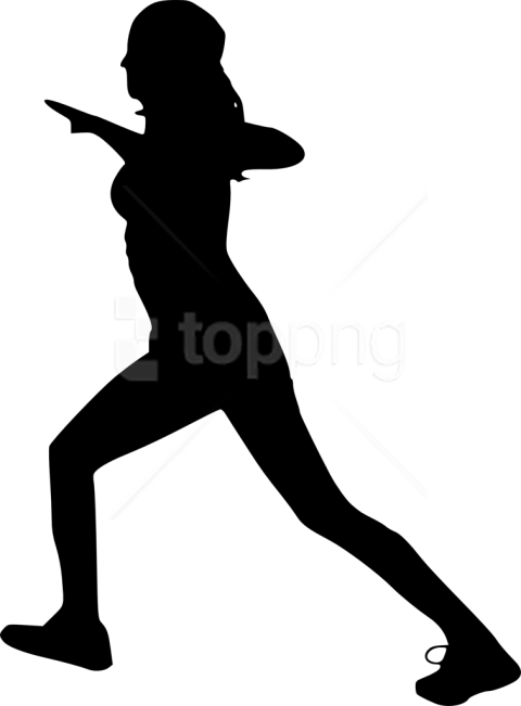 Free Png Fitness Silhouette Png Images Transparent - Vector Graphics (480x651), Png Download