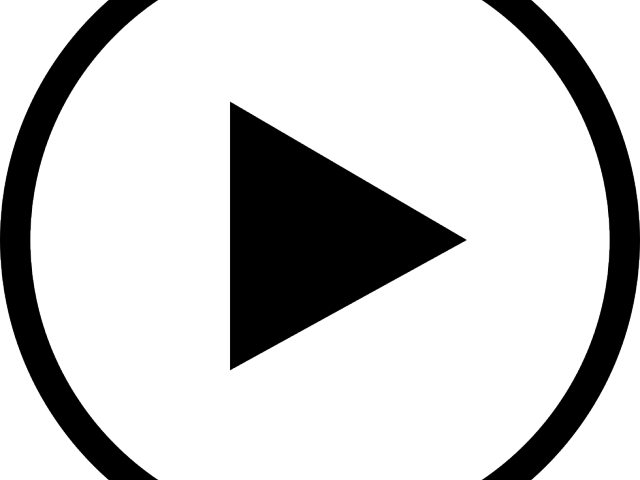 Play Button Png - Circle (640x480), Png Download