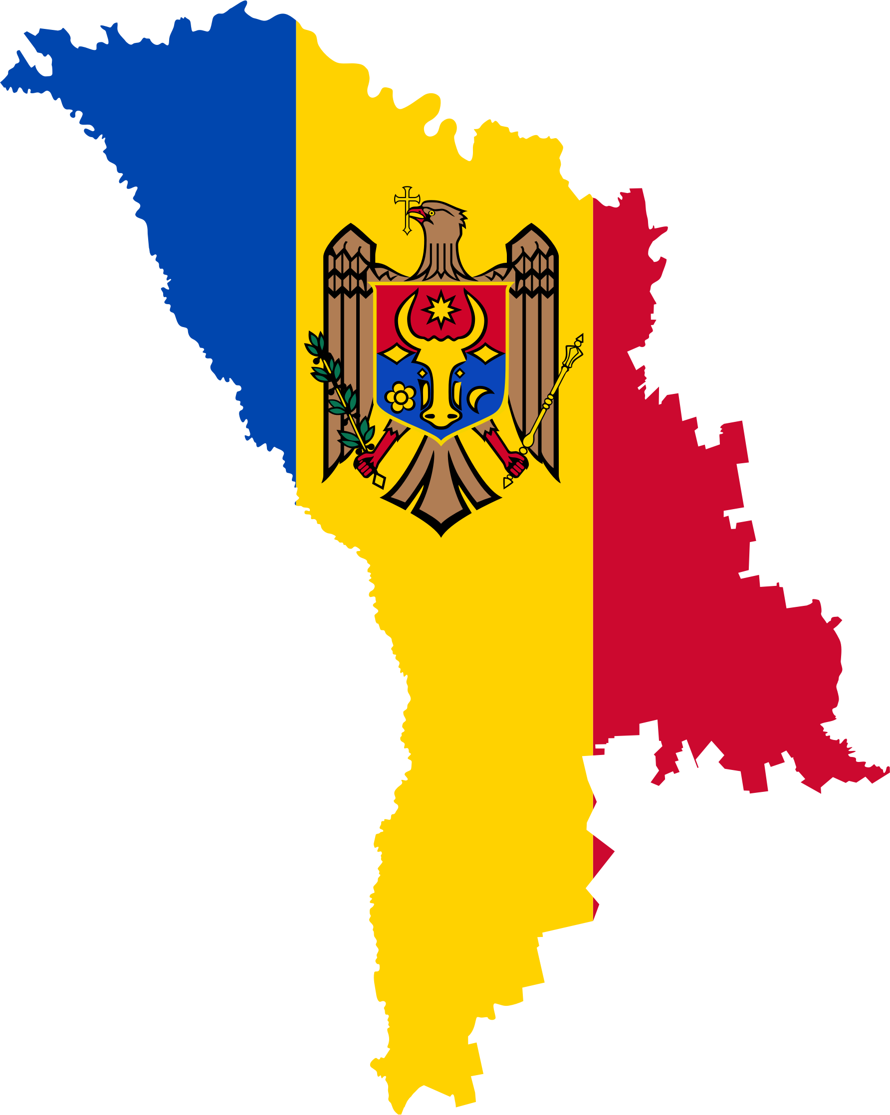 This Free Icons Png Design Of Moldova Map Flag (1784x2236), Png Download