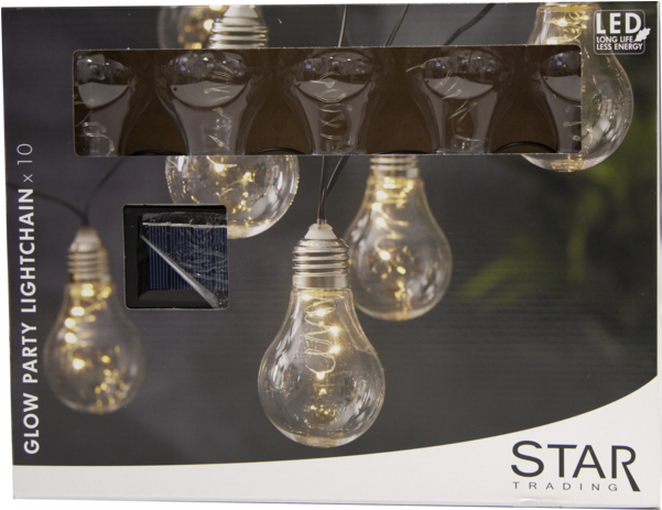 Solar Light Chain Glow - Solární Svítící Řetěz (600x600), Png Download