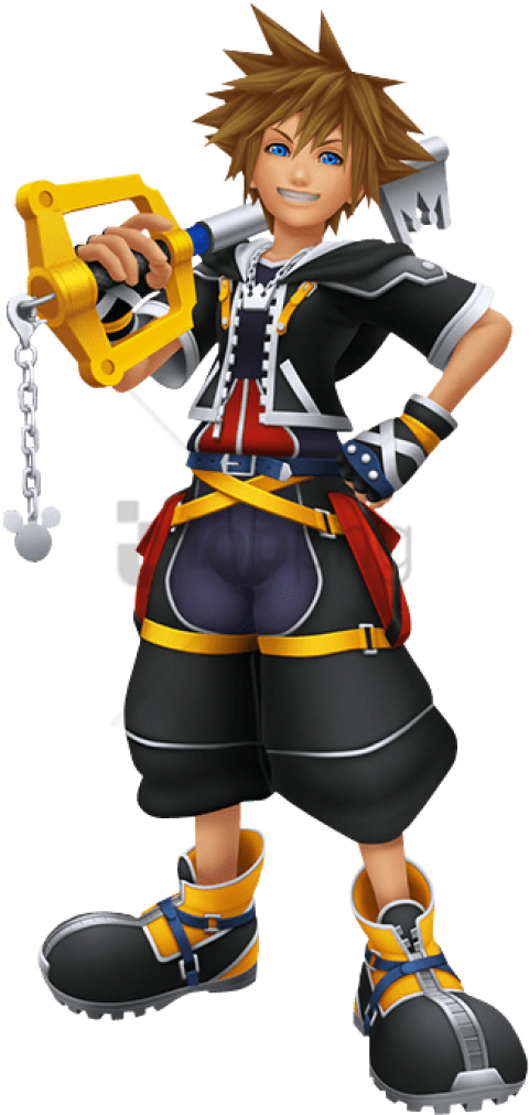 Free Png Sora Kingdom Hearts 2 Shoes Png Image With - Sora Kingdom Hearts (480x1011), Png Download