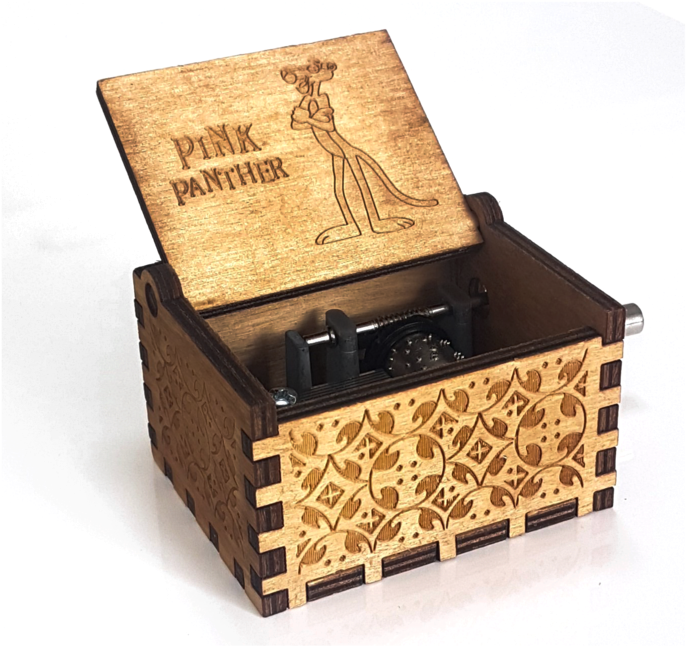 Pink Panther Music Box - Box (1024x1018), Png Download