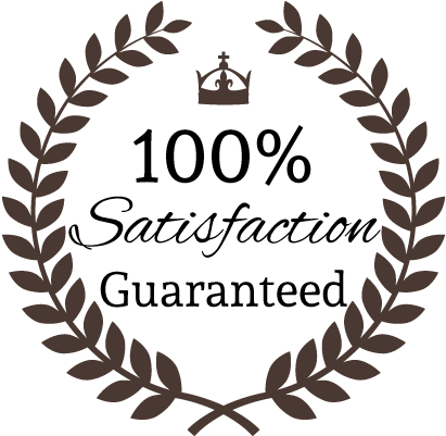 100% Satisfaction Guaranteed - Laurel Wreath With Initial (600x600), Png Download